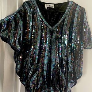 Jack Bryan sequin top